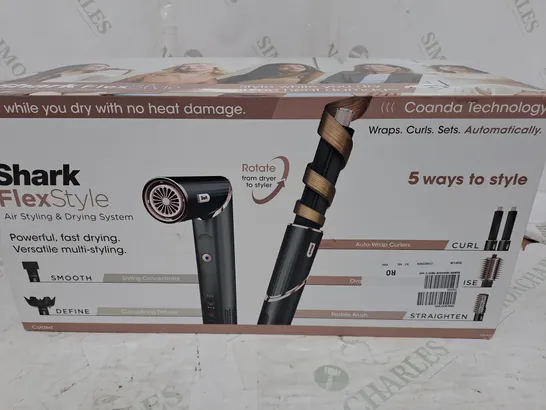 BOXED SHARK FLEXSTYLE HAIR STYLER AND DRYER 