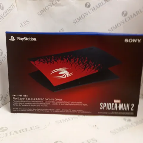 SONY PLAYSTATION 5 SPIDER-MAN 2 CONSOLE COVER 