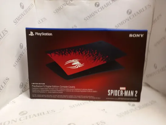 SONY PLAYSTATION 5 SPIDER-MAN 2 CONSOLE COVER 