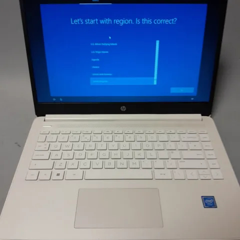 UNBOXED HP INTEL INSIDE LAPTOP IN WHITE - 14S-DQ0506SA