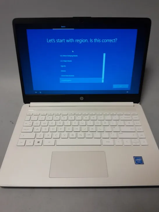 UNBOXED HP INTEL INSIDE LAPTOP IN WHITE - 14S-DQ0506SA