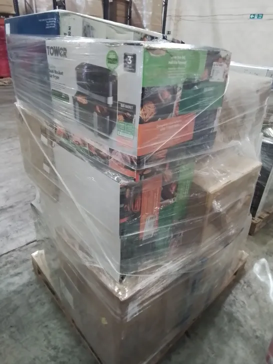 PALLET OF APPROXIMATELY 19 UNPROCESSED RAW RETURN HOUSEHOLD AND ELECTRICAL GOODS TO INCLUDE;