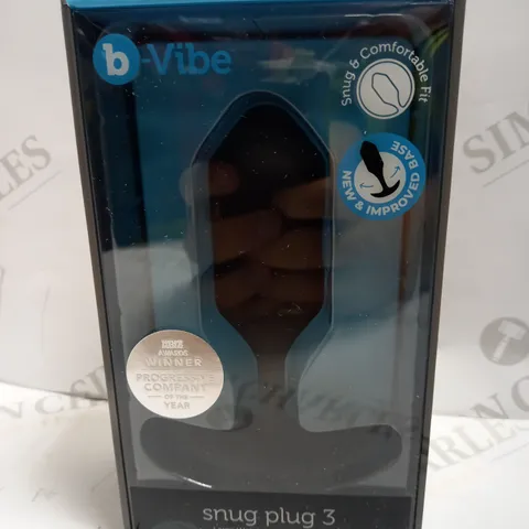 B-VIBE SNUG PLUG 3 WEIGHTED ANAL PLAG