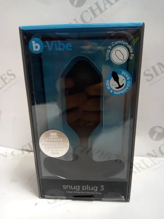 B-VIBE SNUG PLUG 3 WEIGHTED ANAL PLAG