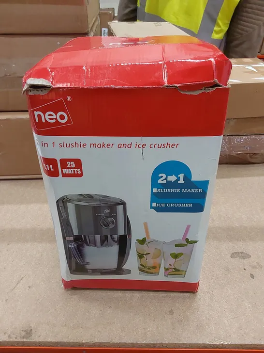 BOXED NEO 2-IN-1 SLUSHIE MAKER AND ICE CRUSHER 