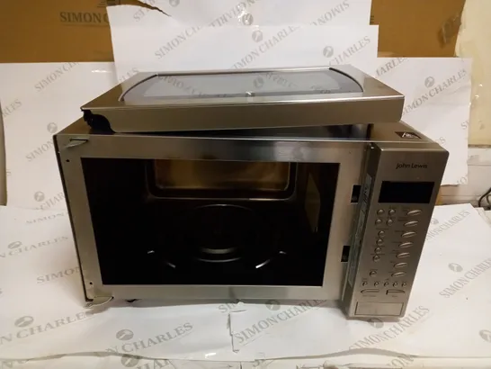 JOHN LEWIS JLCMWO010 MICROWAVE OVEN - SILVER