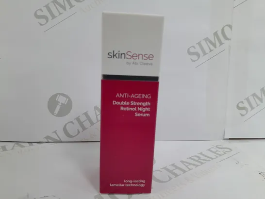 BOXED AND SEALED SKINSENSE DOUBLE STRENGTH RETINOL NIGHT SERUM 30ML