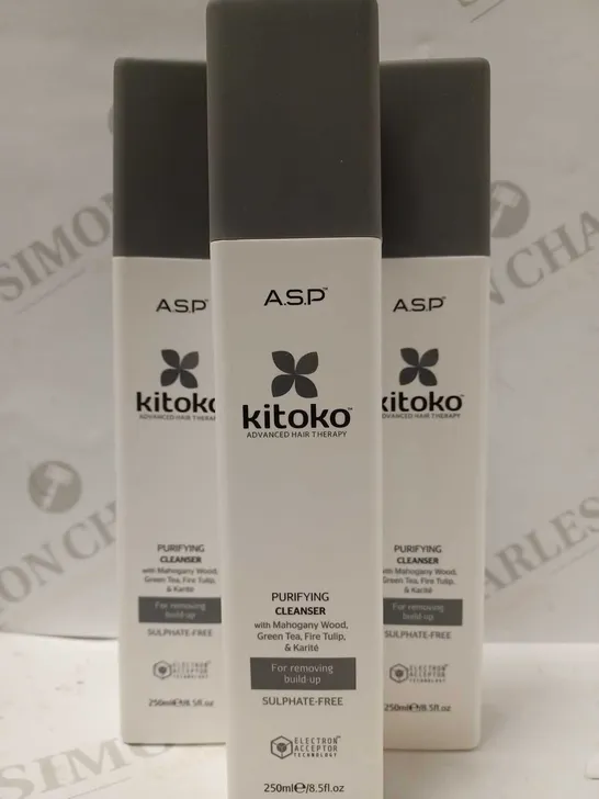 LOT OF APPROX 12 X 250ML A.S.P KITOKO PURIFYING CLEANSER 