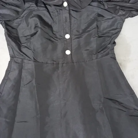 FINERY PUFF DRESS IN BLACK SIZE 14