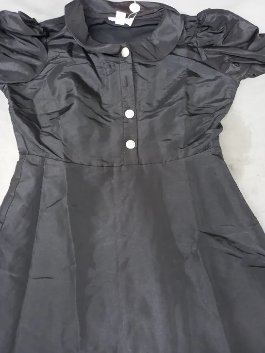 FINERY PUFF DRESS IN BLACK SIZE 14