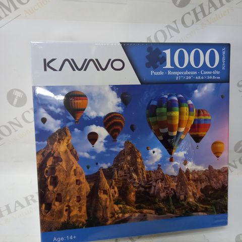 KAVAVO JIGSAW PUZZLE 1000pc HOT AIR BALLOON x12   14+
