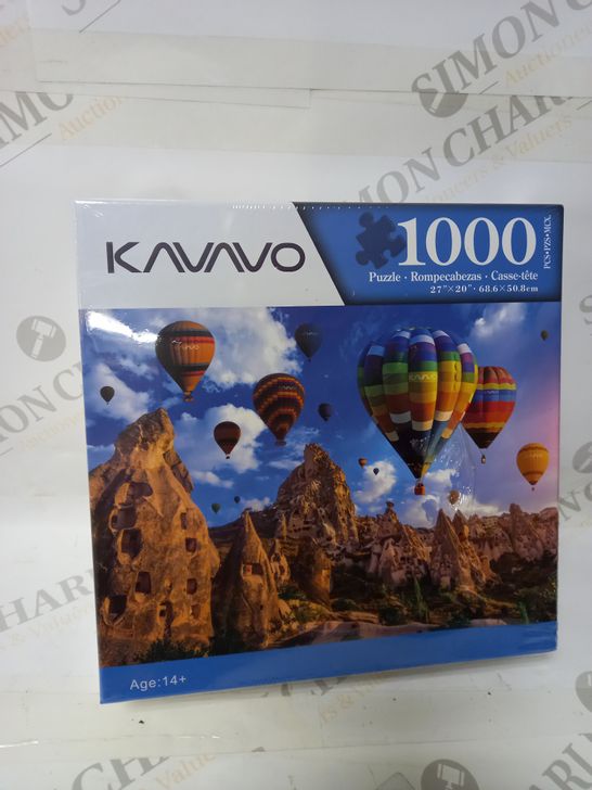 KAVAVO JIGSAW PUZZLE 1000pc HOT AIR BALLOON x12   14+