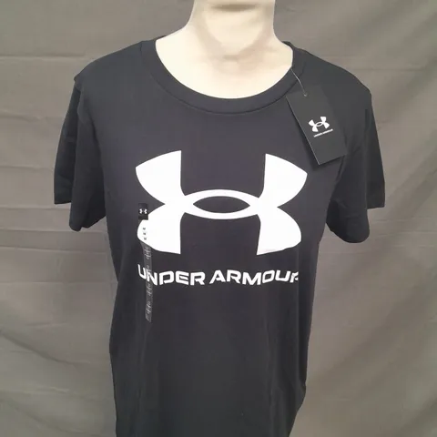 UNDER ARMOUR LOGO CASUAL T-SHIRT SIZE M