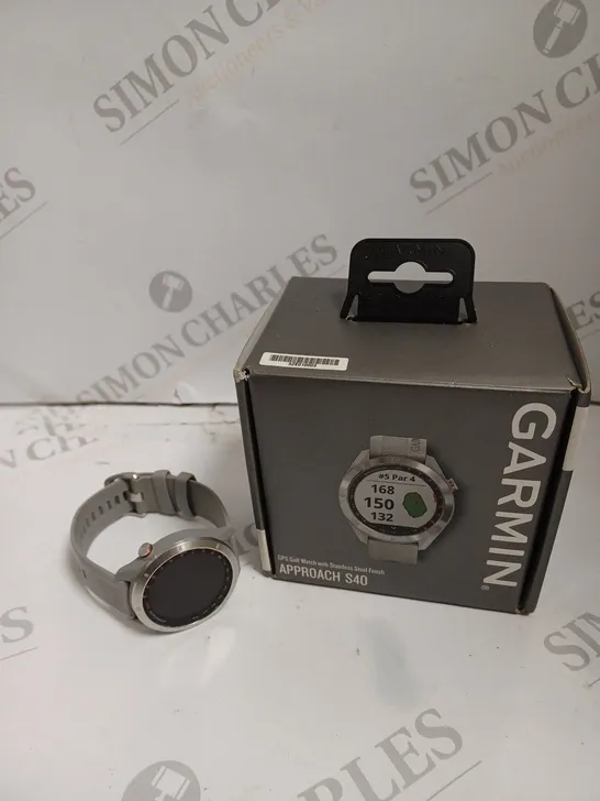 BOXED GARMIN APPROACH S40 GPS GOLF WATCH 