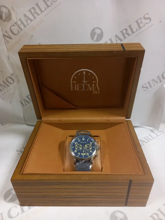 HELMA DH CHRONOGRAPH MASTER PILOT DH007 WRIST WATCH