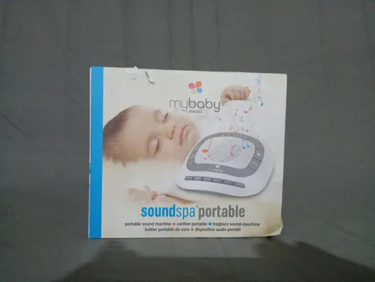 BOXED HOMEDICS MYBABY PORTABLE SOUND MACHINE 