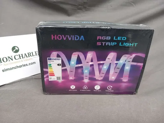 TWO BOXED HOVVIDA RGB LED STRIP LIGHTS TP01 