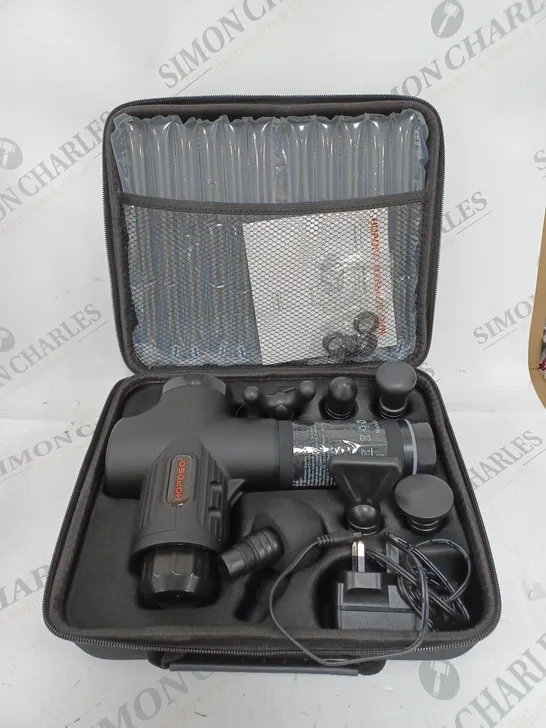 BOXED HOPOSO MASSAGE GUN IN BLACK