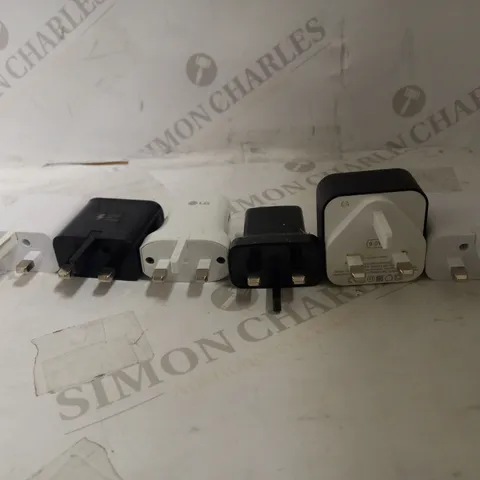 BOX OF ASSORTED ANDROID PLUG ADAPTERS