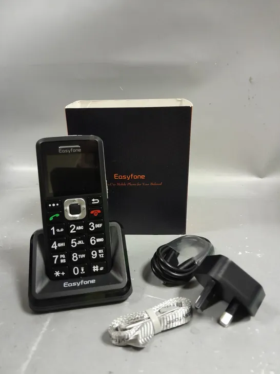 BOXED EASYFONE EASY TO USE MOBILE PHONE 