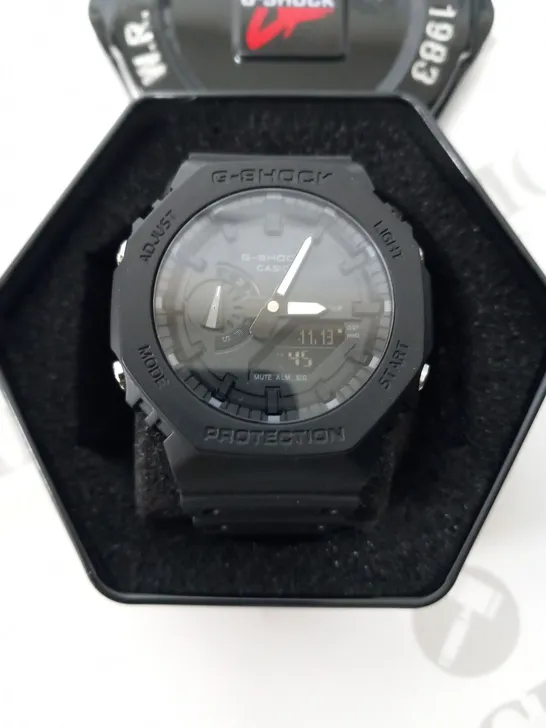 BOXED CASIO G SHOCK BLACK WRIST WATCH