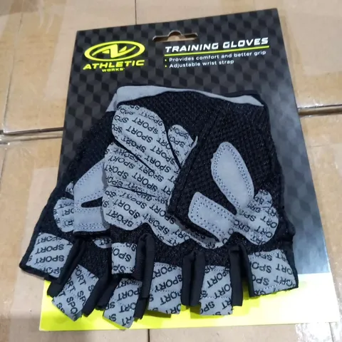 APPROXIMATELY NINE BOXES OF FIVE BRAND NEW BOXED ATHLETIC WORKS TRAINING GLOVES