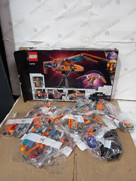 BOXED LEGO MARVEL THE GUARDIANS’ SHIP AVENGERS SET 76193 RRP £139.99