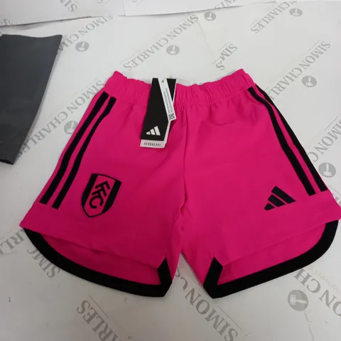 PINK FULHAM FC SHORTS - 7-8 YEARS