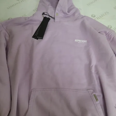 REPRESENT OWNERS CLUB LIGHT PINK HOODIE - XL