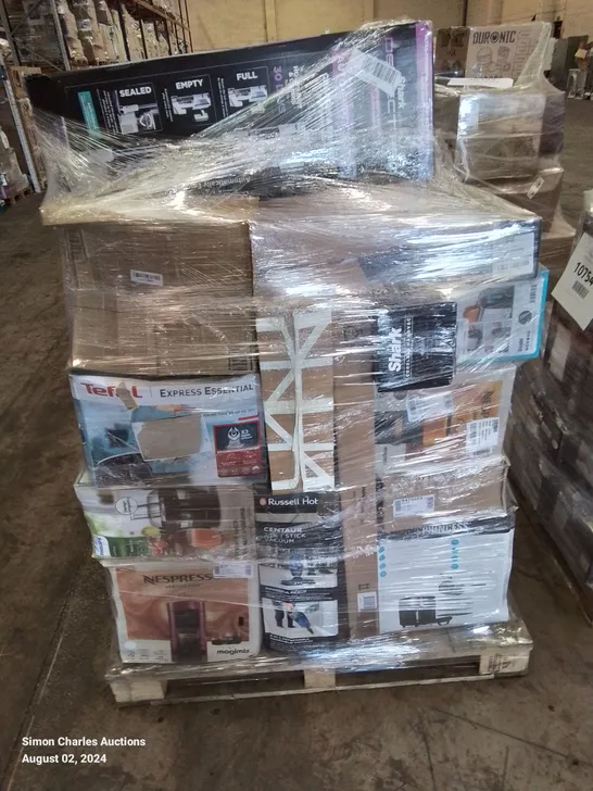 PALLET OF APPROXIMATELY 31 UNPROCESSED RAW RETURN HOUSEHOLD AND ELECTRICAL GOODS TO INCLUDE;