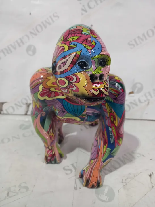 GROOVY GORILLA MULTI-COLOURED DECORATIVE ORNAMENT