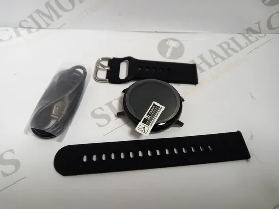 BOXED SMART WATCH WITH RUBBER STRAP - BLACK