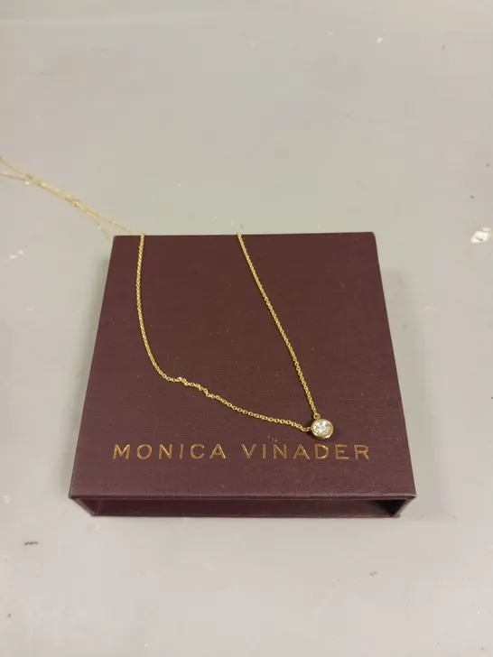 MONICA VINADER DIAMOND ESSENTIAL CHAIN NECKLACE