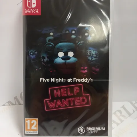 SEALED NINTENDO SWITCH FIVE NIGHTS AT FREDDYS HELP WANTED GAME