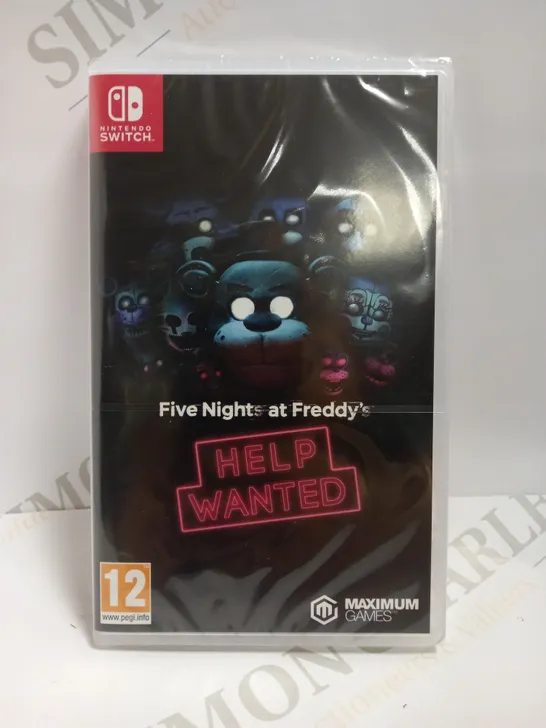 SEALED NINTENDO SWITCH FIVE NIGHTS AT FREDDYS HELP WANTED GAME