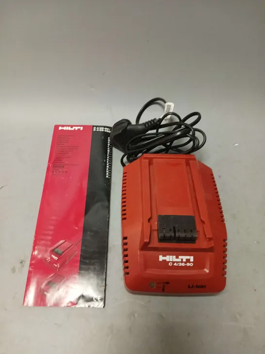 BOXED HILTI CHARGER LI-ION C 4/36-90