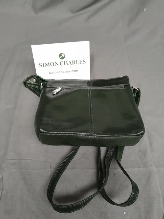 ASHWOOD ANGELA MEDIUM LEATHER CROSSBODY BAG IN GREEN