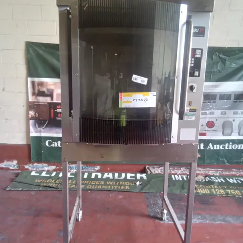 COMMERCIAL BKI SINGLE ROTISSERIE OVEN 