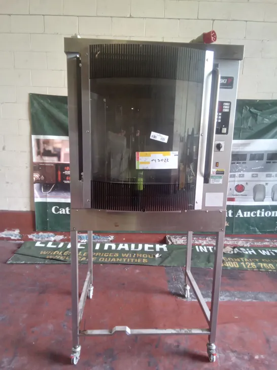 COMMERCIAL BKI SINGLE ROTISSERIE OVEN 