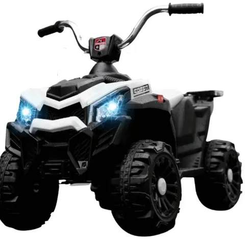 BRAND NEW BOXED MY FIRST 6V TODDLERS QUAD BIKE RIDE ON WHITE