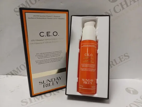 SUNDAY RILEY CEO 15% VITAMIN C BRIGHTENING SERUM 50ML