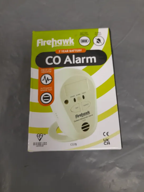 BOXED FIREHAWK CO ALARM