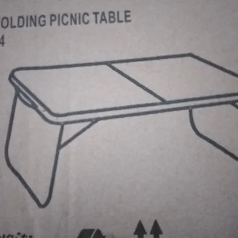 BOXED ODYSSEY FOLDING PICNIC TABLE 