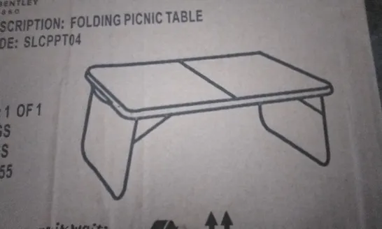 BOXED ODYSSEY FOLDING PICNIC TABLE 