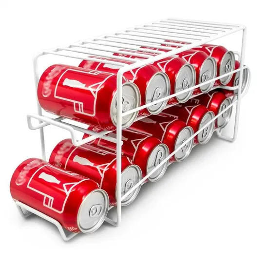 BOXED FOOD TIN CAN DISPENSER FOR CUPBOARD & FRIDGE RACK HOLDER ORGANISER STORAGE (1 BOX)