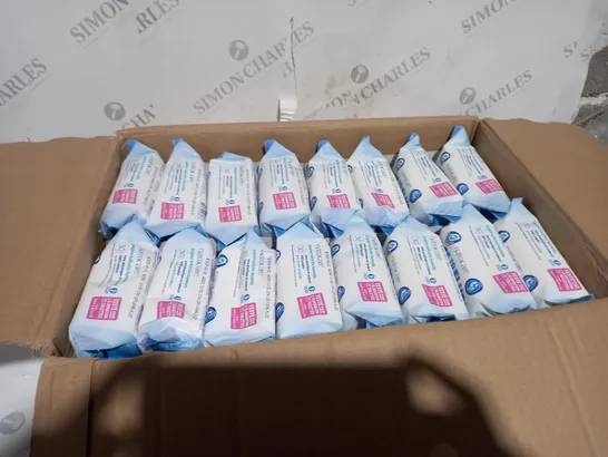 BOX OF 32 PACKS OF NATRACARE TOILET WIPES 