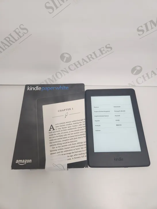 BOXED KINDLE PAPERWHITE MODEL DP75SDI