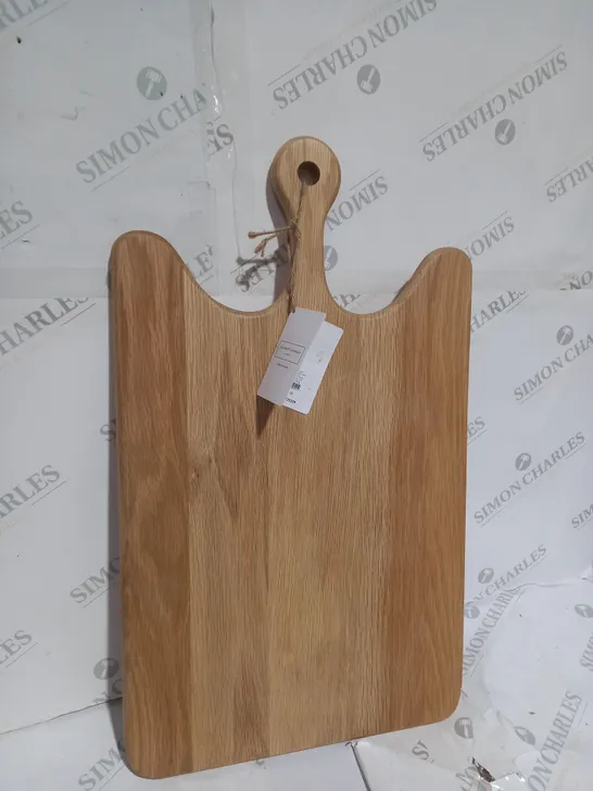 BOXED THE WHITE COMPANY LARGE OAK WOODEN BOARD 