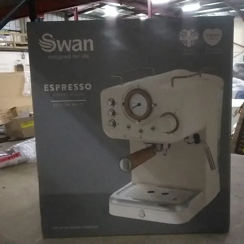 BOXED NORDUC ESPRESSO AND COFFEE MACHINE , WHITE