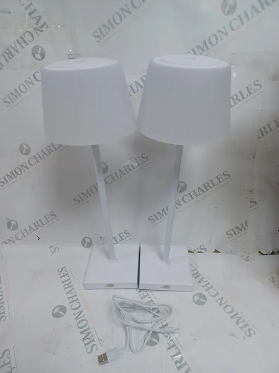 BOXED SFIXX SET OF 2 INDOOR TOUCH TABLE LIGHTS